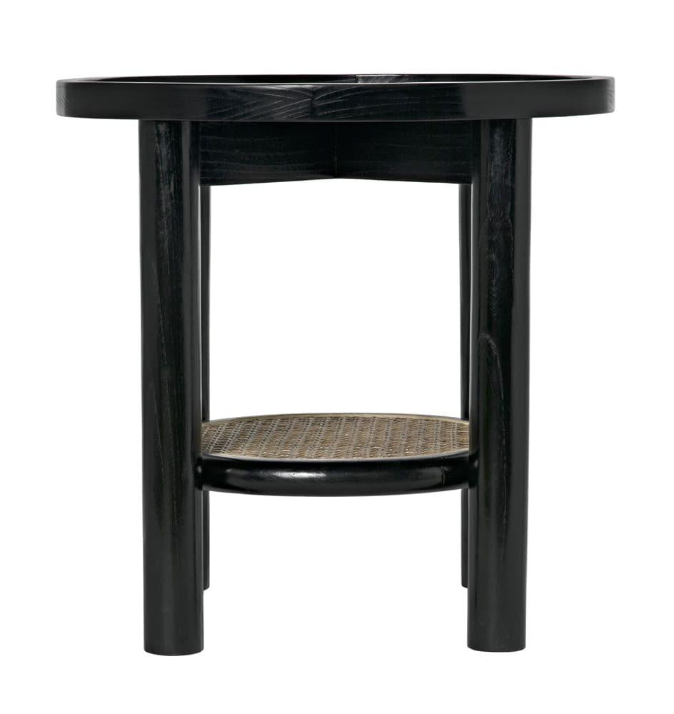 Noir Hide Away Side Table