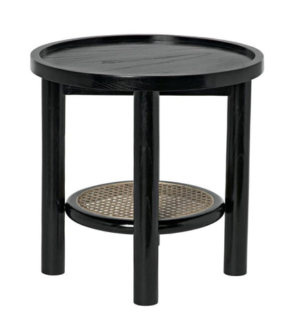 Noir Hide Away Side Table