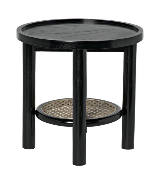 Noir Hide Away Side Table
