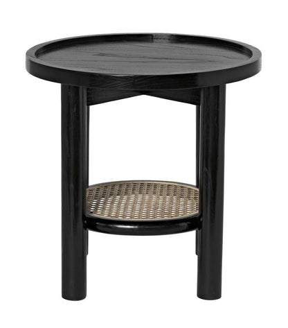 Noir Hide Away Side Table