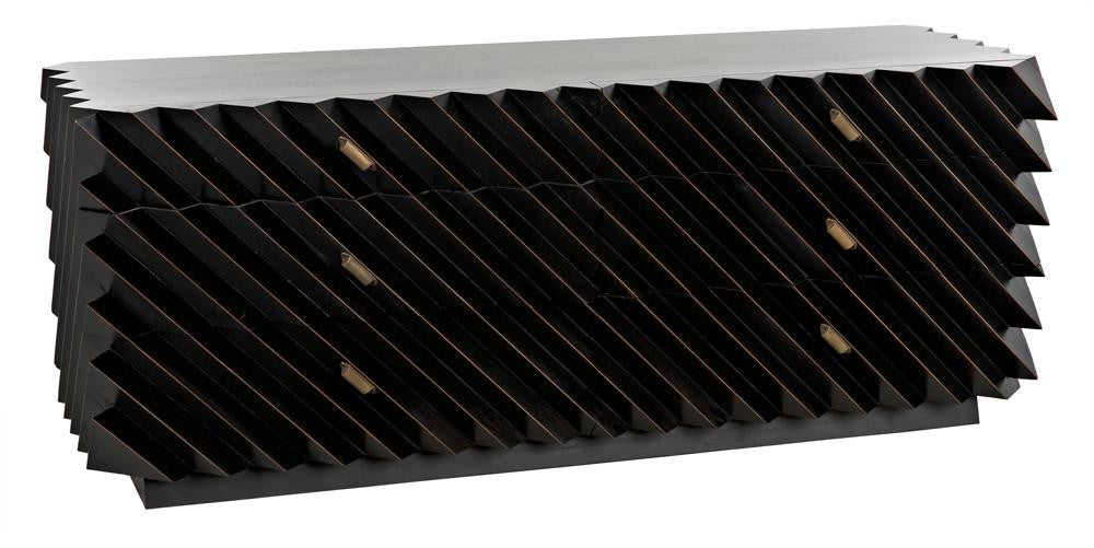Noir Hikaru Dresser Hand-Rubbed Black