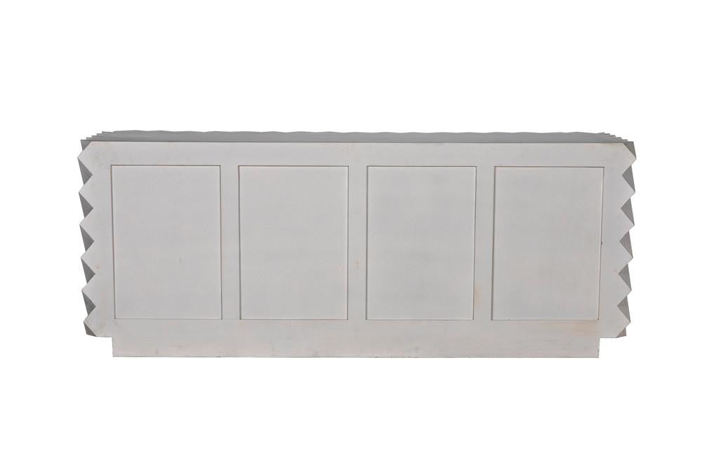 Noir Hikaru Dresser, 6-Drawer, White Wash, 76"W GDRE247WH, Noir GDRE247WH YUU6013MQN