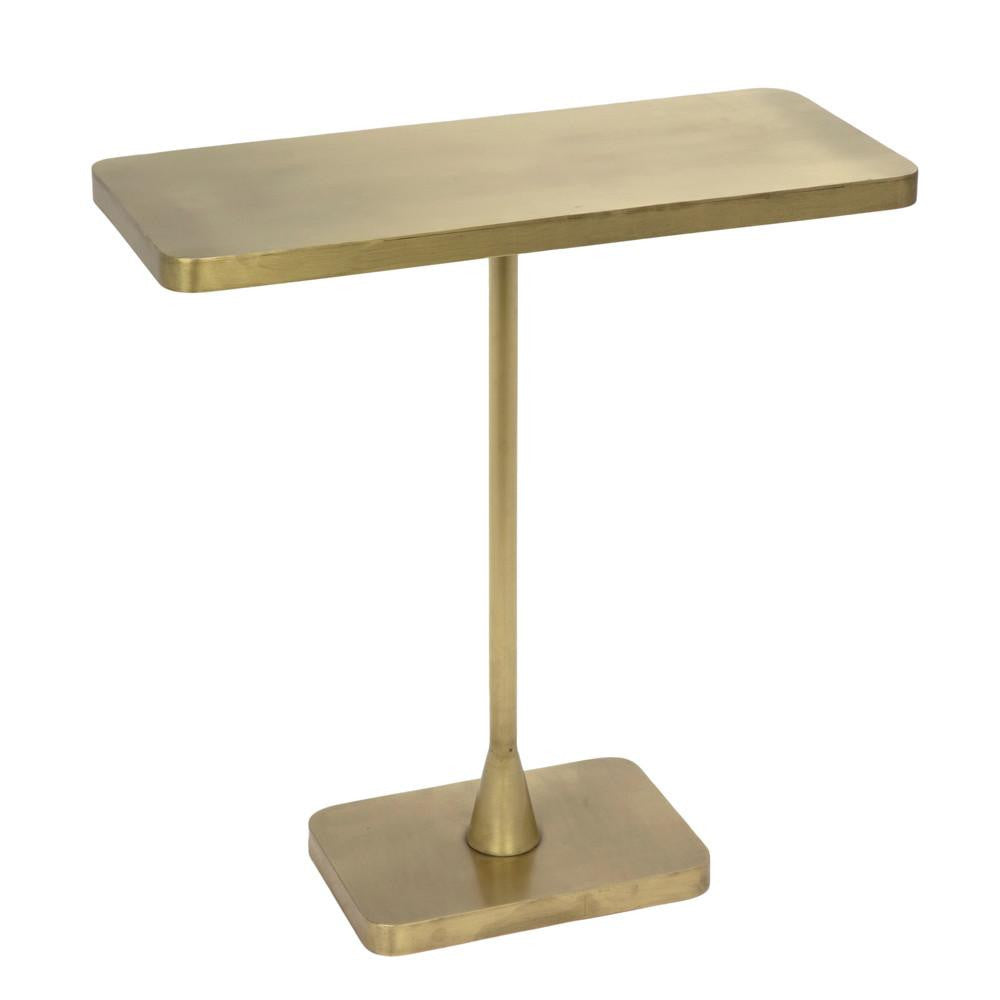 Noir Hild Side Table Antique Brass