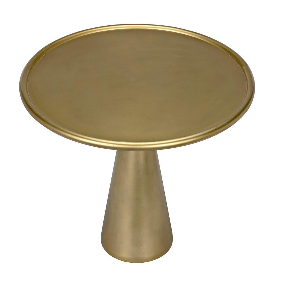 Noir Hiro Side Table, Antique Brass, 15.5"H (GTAB695MB YUU6013NQF)