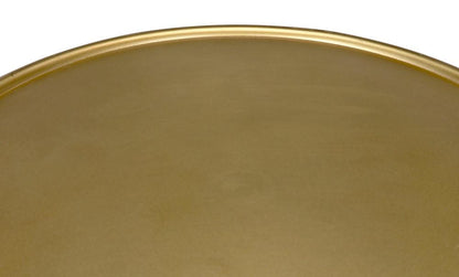 Noir Hiro Side Table, Antique Brass, 15.5"H (GTAB695MB YUU6013NQF)