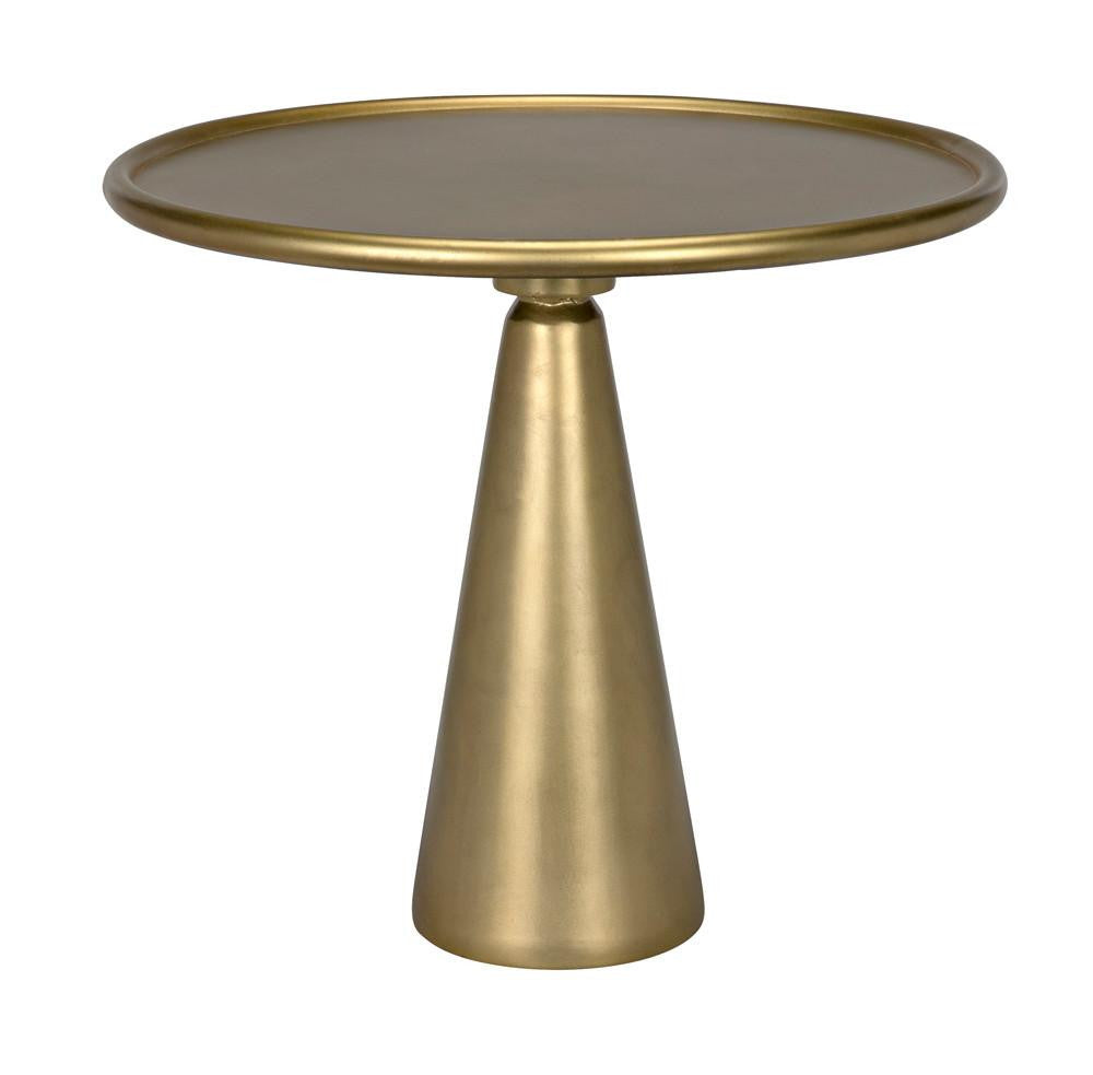 Noir Hiro Side Table, Antique Brass, 15.5"H (GTAB695MB YUU6013NQF)