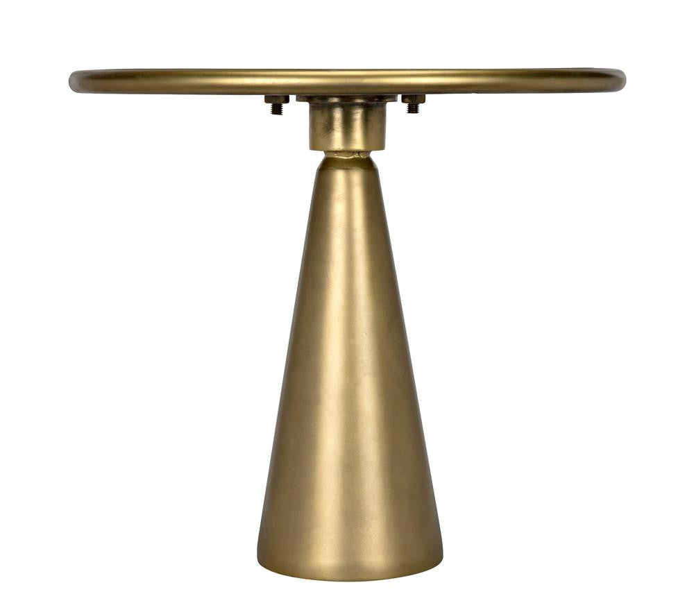 Noir Hiro Side Table, Antique Brass, 15.5"H (GTAB695MB YUU6013NQF)