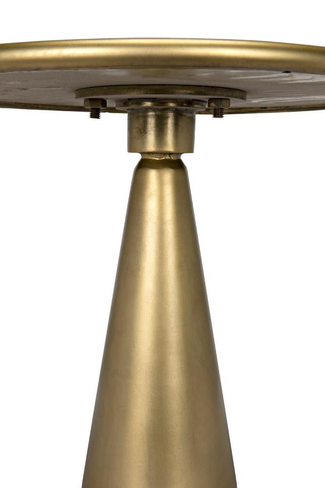 Noir Hiro Side Table, Antique Brass, 15.5"H (GTAB695MB YUU6013NQF)