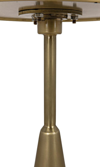 Noir Hiro Side Table, Antique Brass, 24"H (GTAB696MB YUU6013NQH)