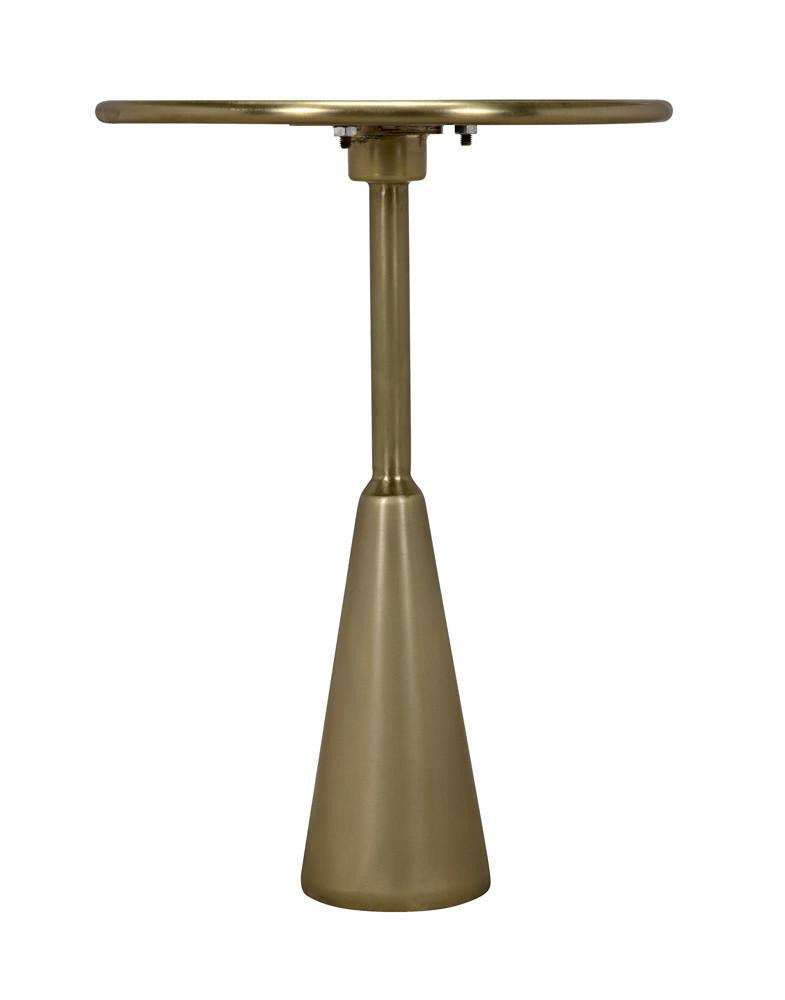 Noir Hiro Side Table, Antique Brass, 24"H (GTAB696MB YUU6013NQH)