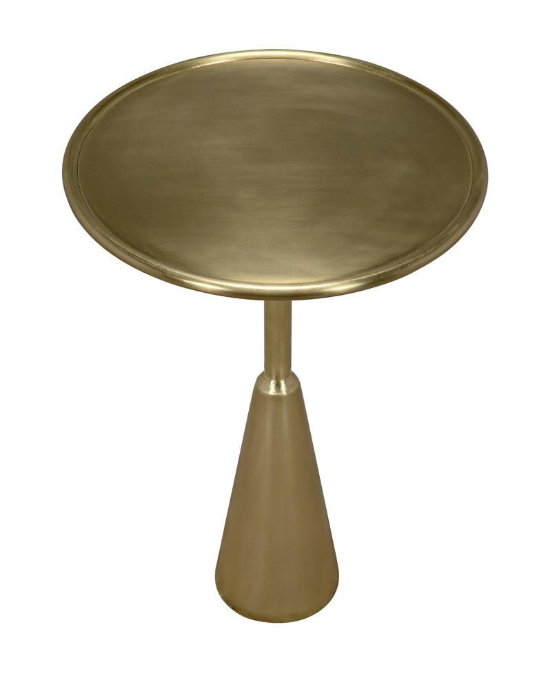 Noir Hiro Side Table, Antique Brass, 24"H (GTAB696MB YUU6013NQH)