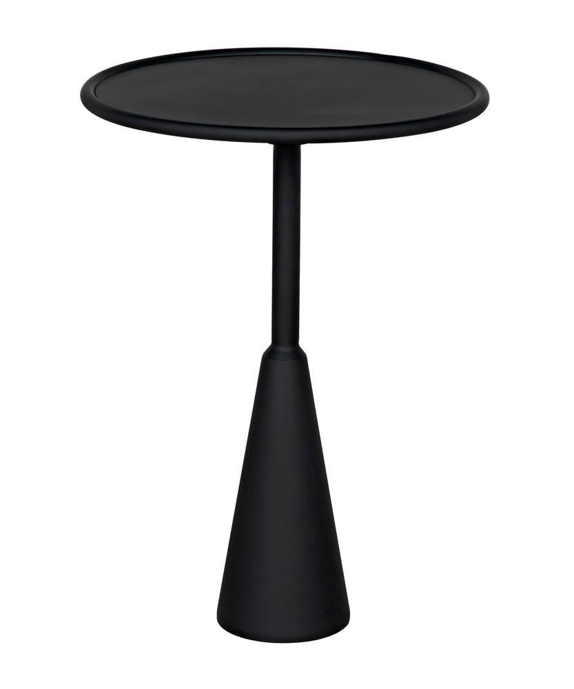 Noir Hiro Side Table, Matte Black, 24.5"H (GTAB690MTB YUU6013NQG)
