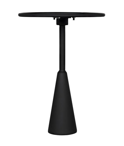 Noir Hiro Side Table, Matte Black, 24.5"H (GTAB690MTB YUU6013NQG)