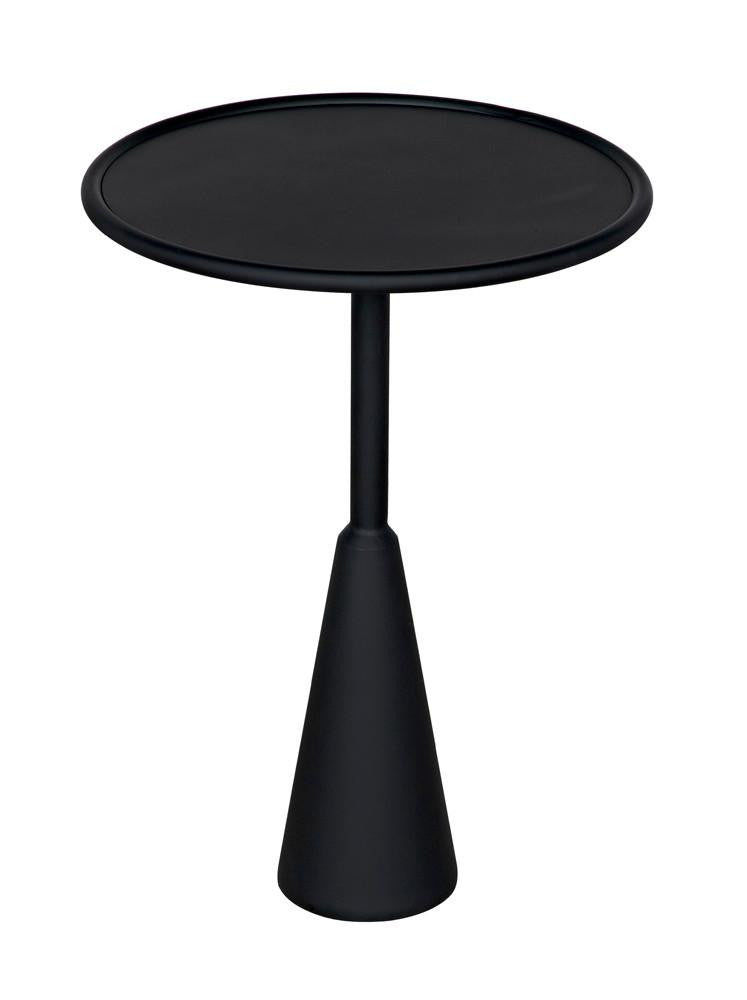 Noir Hiro Side Table, Matte Black, 24.5"H (GTAB690MTB YUU6013NQG)