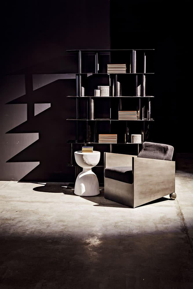 Noir Hourglass Stool