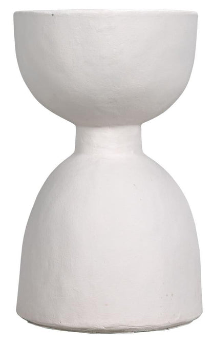 Noir Hourglass Stool White