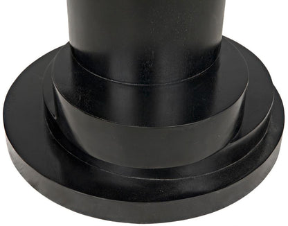 Noir Hugo Side Table, Hand-Rubbed Black, 28"H (GTAB886HB YUU6013NQP)