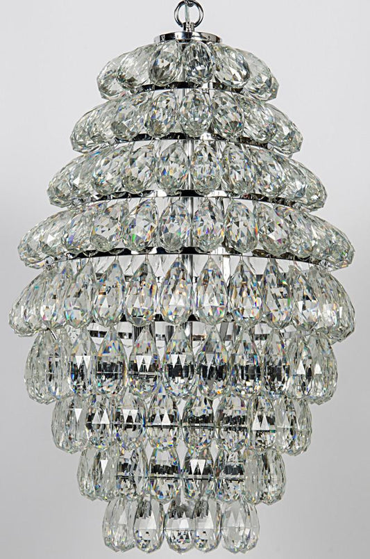 Noir Illumination Chandelier Chrome