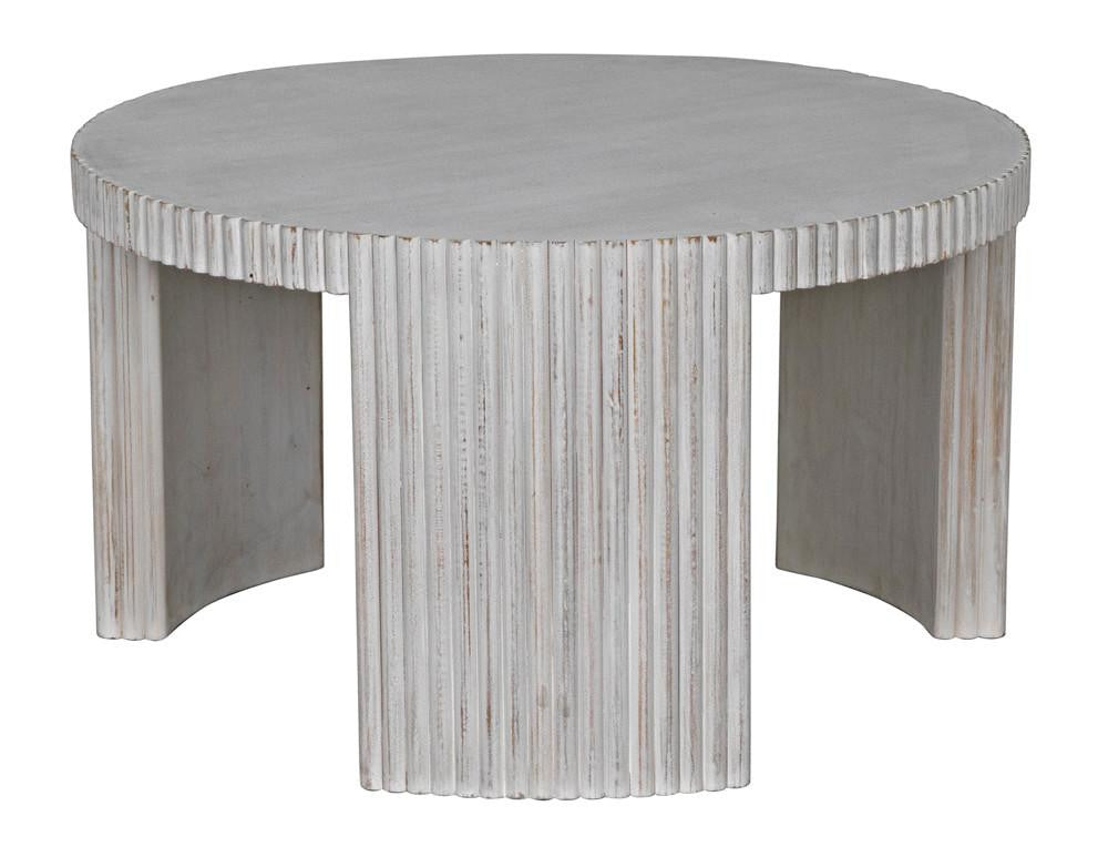 Noir Jgor Side Table White Wash