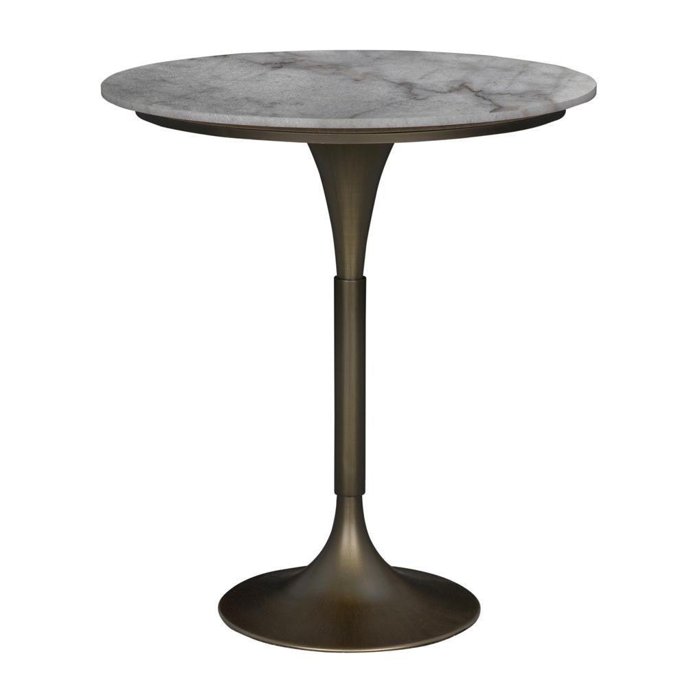 Noir Jman Bar Table Aged Brass