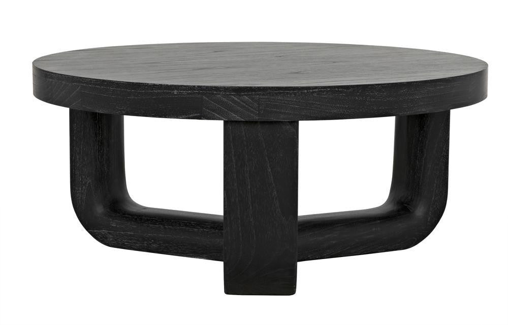 Noir Joel Coffee Table Cinder Black