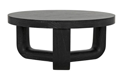 Noir Joel Coffee Table Cinder Black