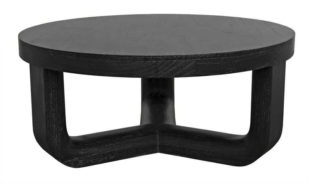 Noir Joel Coffee Table Cinder Black