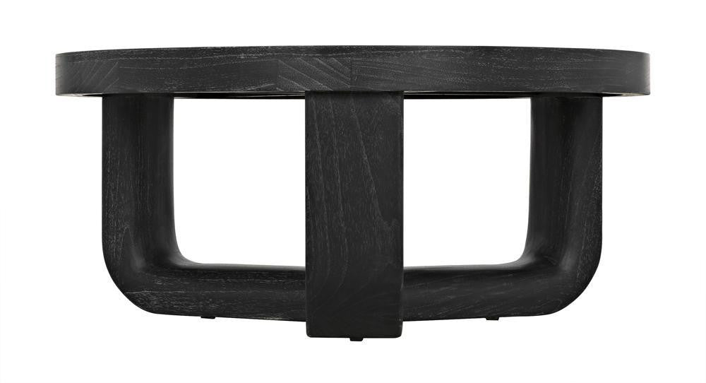 Noir Joel Coffee Table Cinder Black