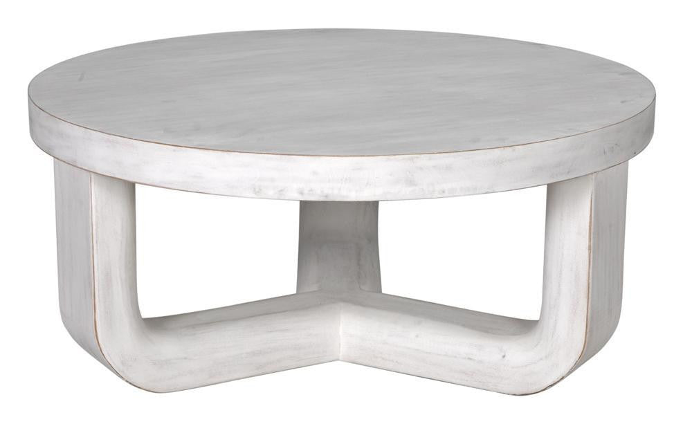 Noir Joel Coffee Table White Wash