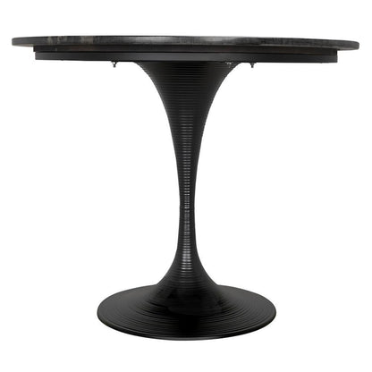 Noir Joni Table 36" Matte Black Noir GTAB599MTB-36