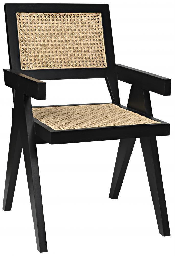 Noir Jude Dining Chair Black