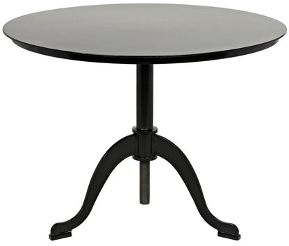 Noir Kaldera Side Table Matte Black