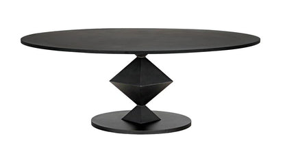 Noir Katana Dining Table Matte Black