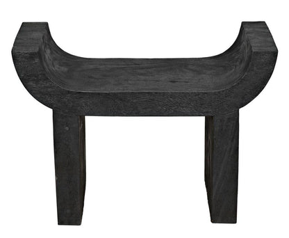 Noir Kazuo Stool Burnt Black