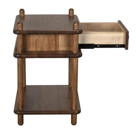 Noir Keller Side Table Noir GTAB9017DW