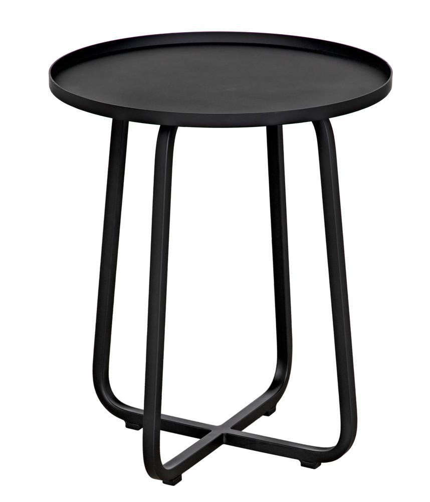 Noir Kimana Side Table Matte Black