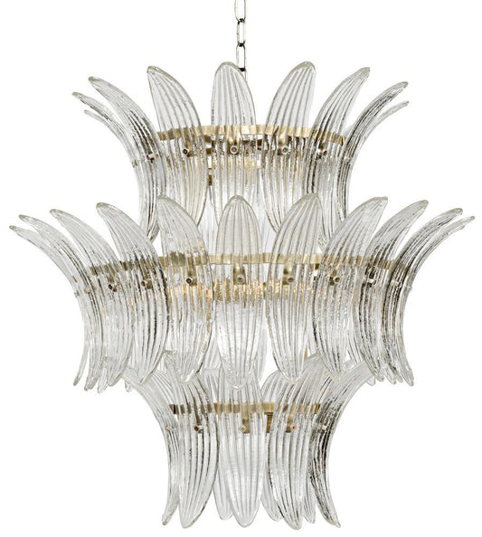 Noir King Chandelier Antique Brass