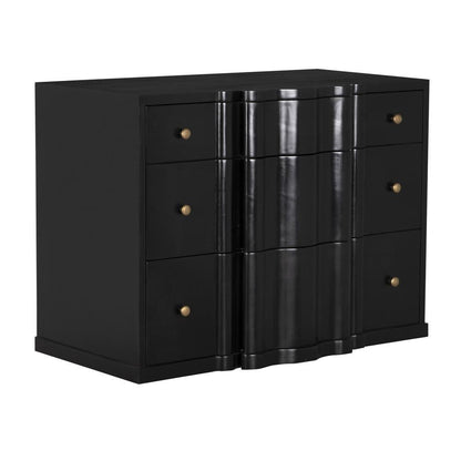 Noir Kiss Dresser Hand Rubbed Black