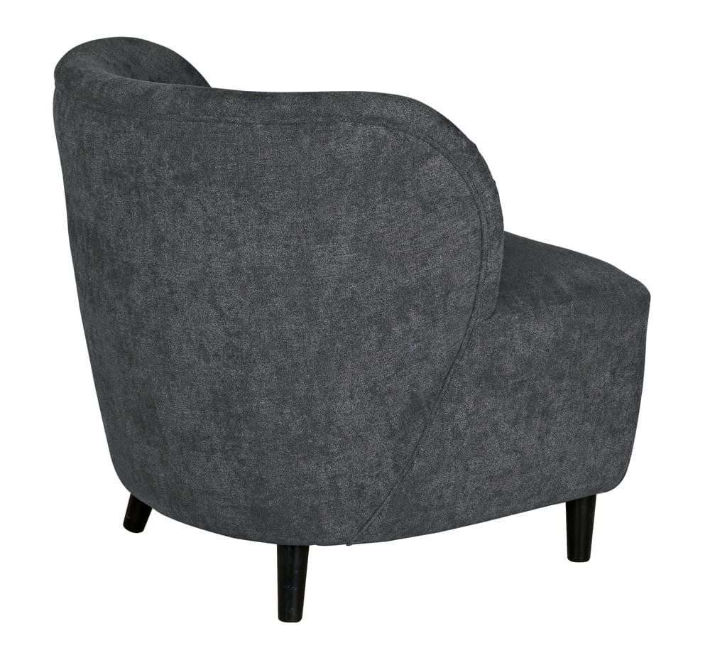 Noir Laffont Accent Chair, Natural, Ocean Grey, 31"H (AE-240G YUU6013HWK)