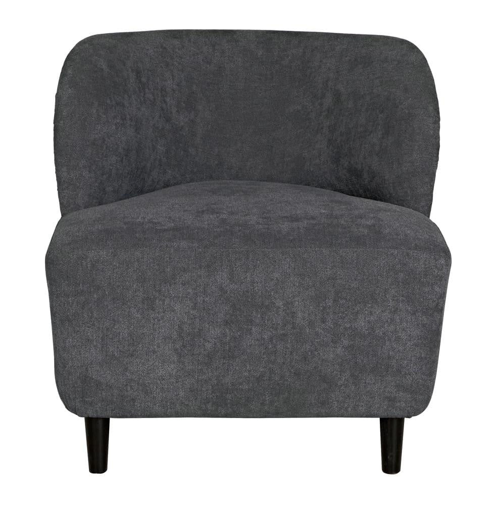 Noir Laffont Accent Chair, Natural, Ocean Grey, 31"H (AE-240G YUU6013HWK)