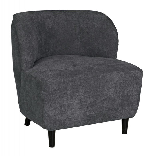 Noir Laffont Accent Chair Natural, Ocean Gray