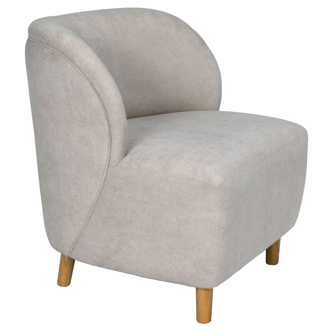 Noir Laffont Accent Chair, Natural, Parchment, 31"H (AE-240W YUU6013HWL)