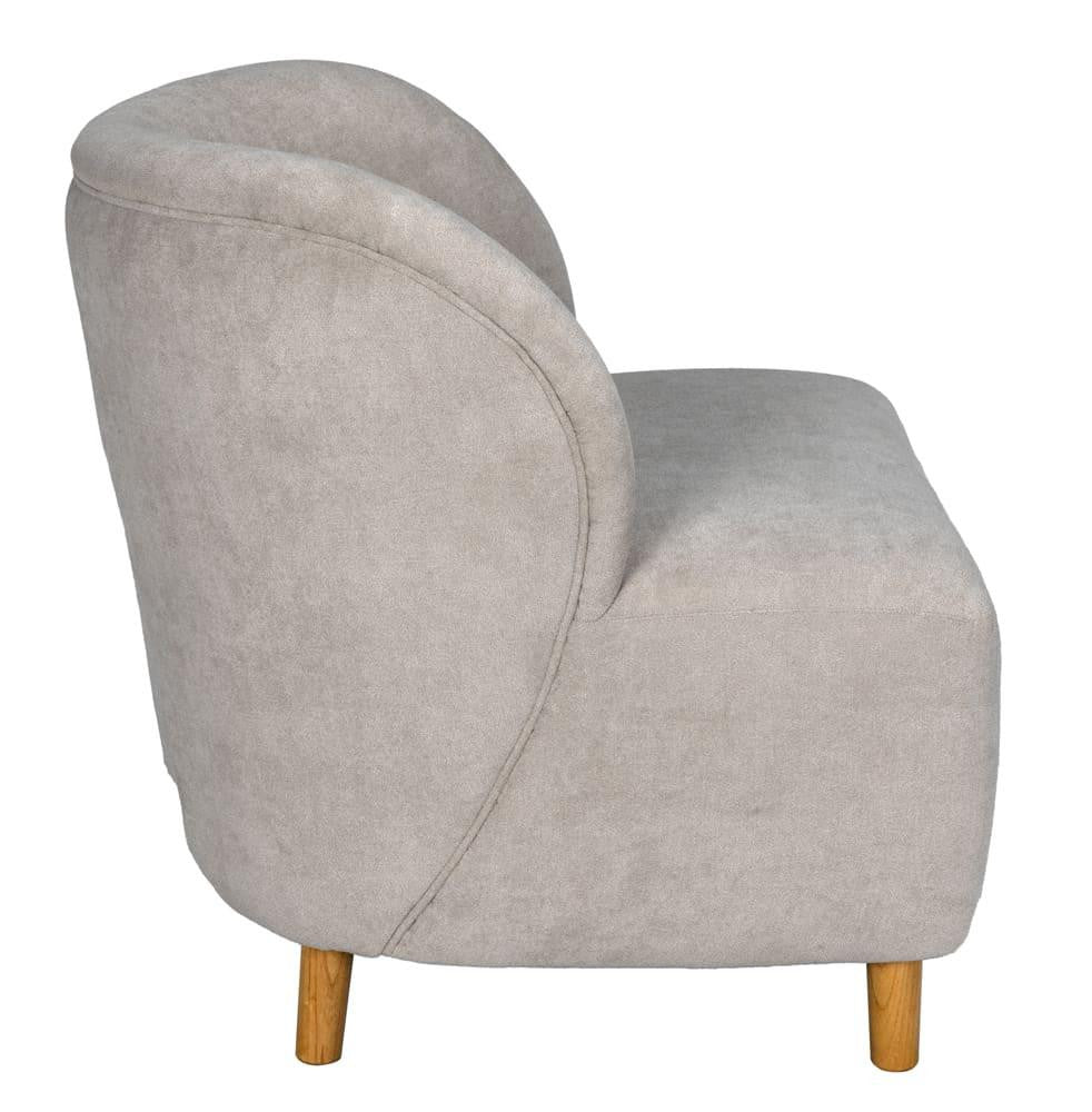 Noir Laffont Accent Chair, Natural, Parchment, 31"H (AE-240W YUU6013HWL)