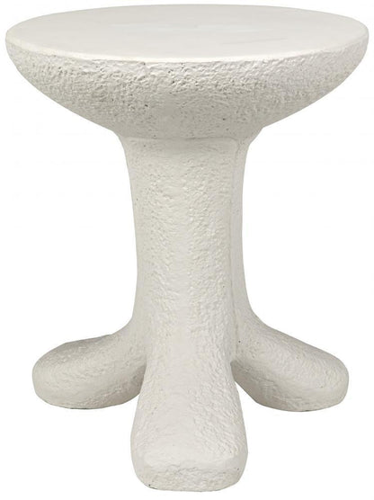 Noir Laramy Side Table White