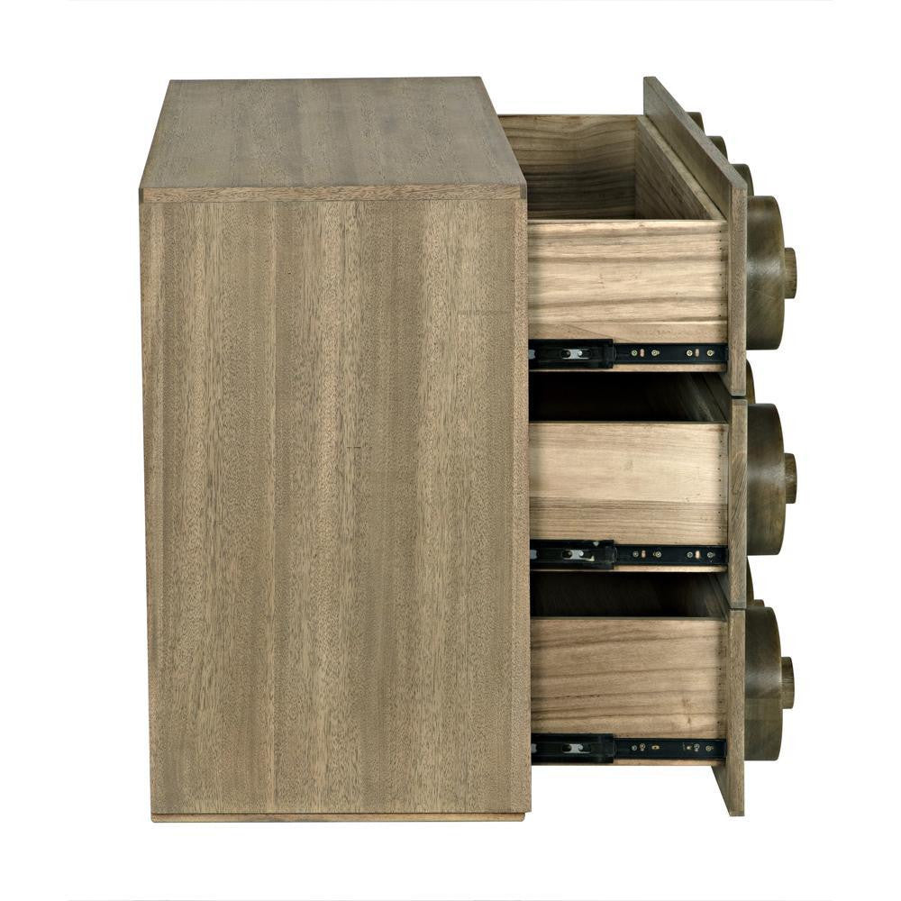 Noir Lego Sideboard With 3 Drawers