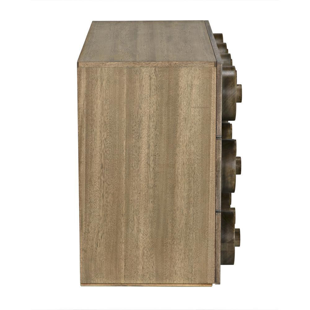Noir Lego Sideboard With 3 Drawers