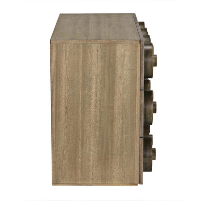 Noir Lego Sideboard With 3 Drawers