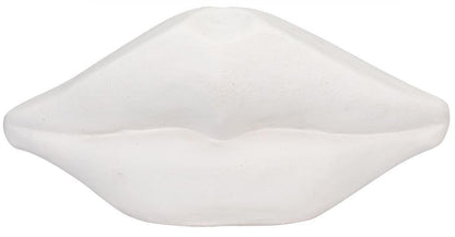 Noir Lips Sculpture, White, 17"W (AR-251WFC YUU6013FXD)