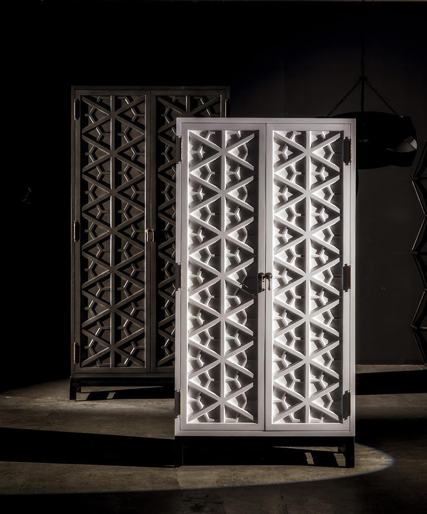 Noir Maharadscha Hutch, Small Solid White