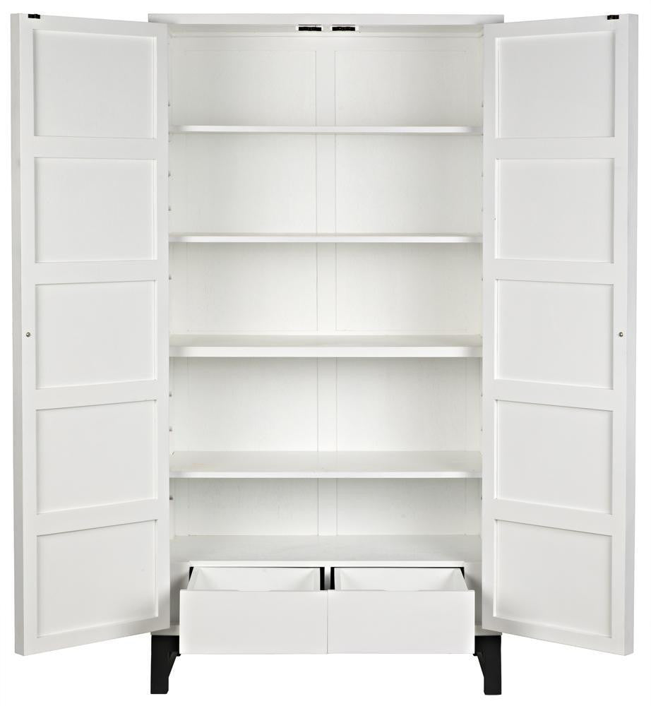Noir Maharadscha Hutch, Small Solid White